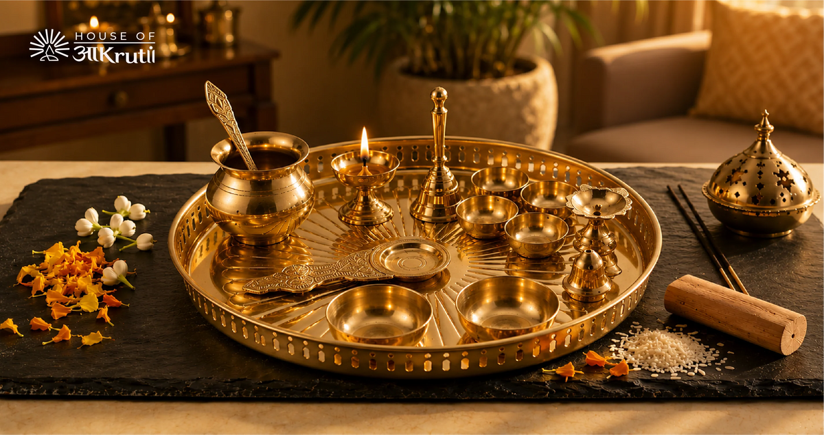 Why a Royal Pooja Thali Set is an Essential Masterpiece