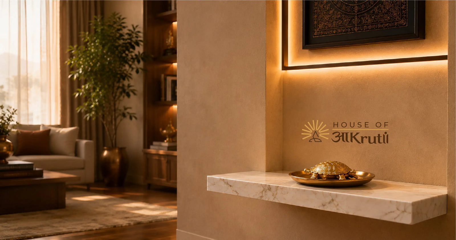 How to Create a Luxury Spiritual Corner in Your Living Room