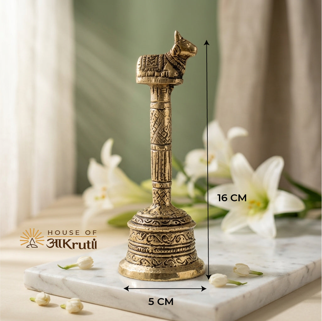 HOA Nandi Pooja Ghanti – 6.3 x 2 inches