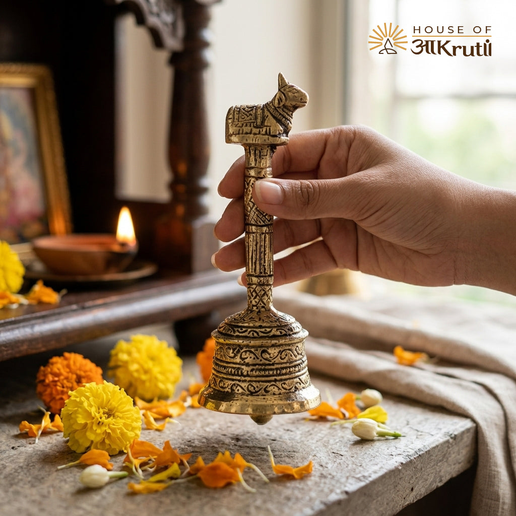 HOA Nandi Pooja Ghanti – 6.3 x 2 inches