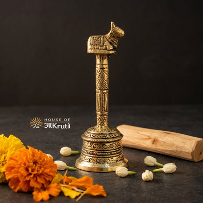HOA Nandi Pooja Ghanti – 6.3 x 2 inches