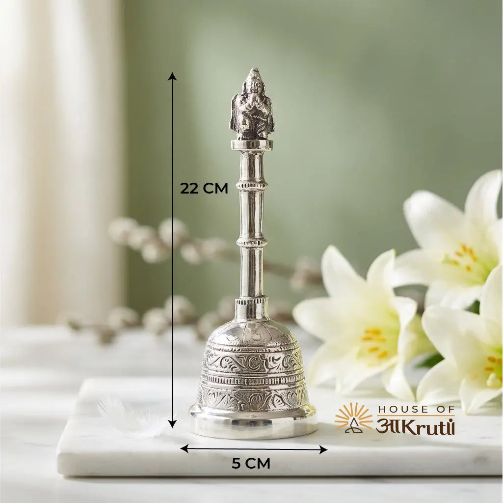 HOA Brass Temple Bell – 8.66 × 1.97 inches